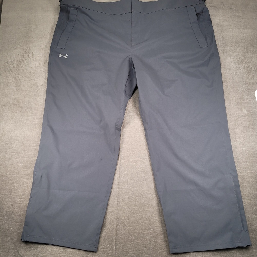 Under‎ Armour Storm Rain Pants Lightweight Performance Gray Sz 4XL